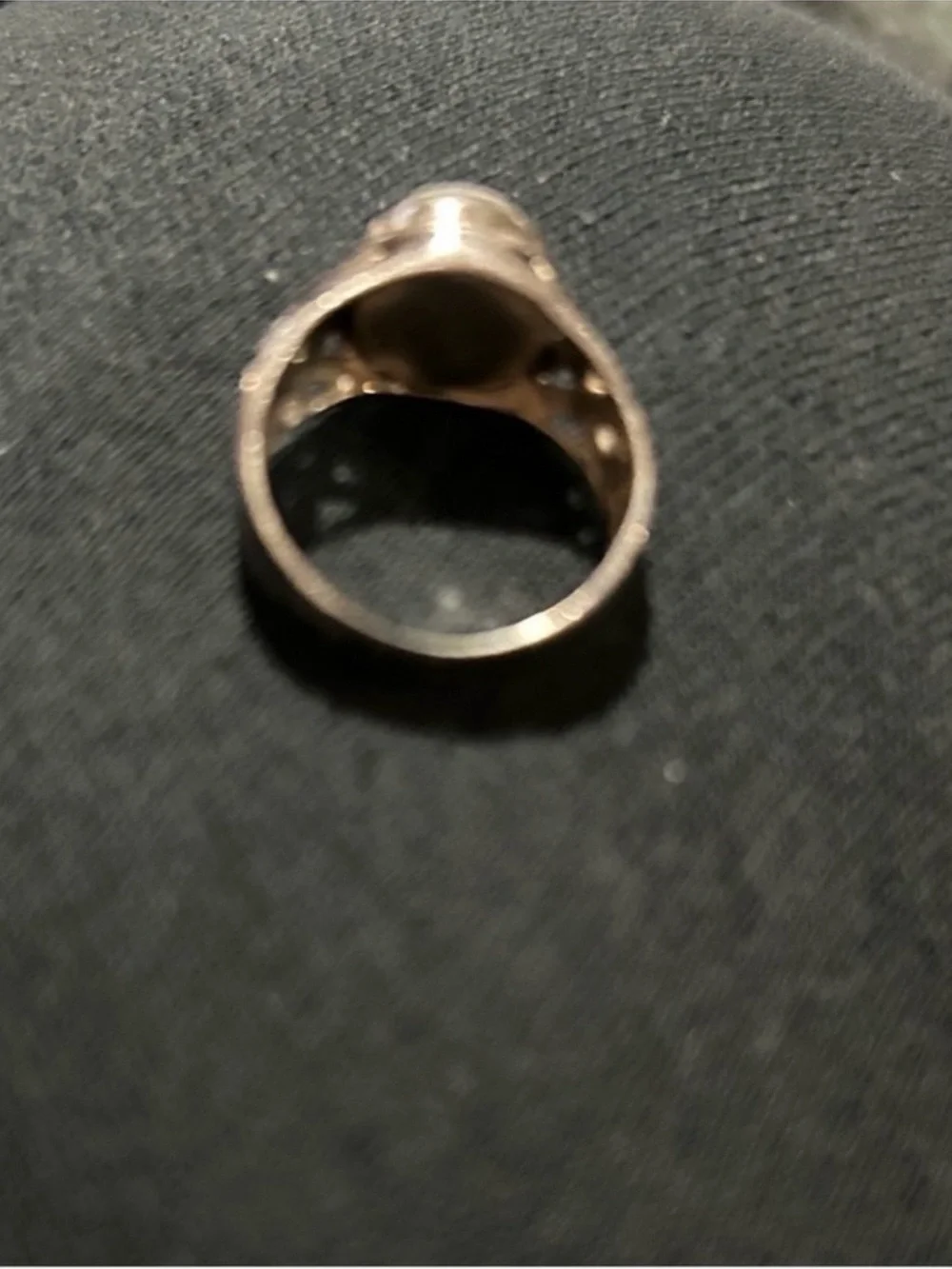 Macys Size 8 Sterling Silver Elegant Pearl Ring